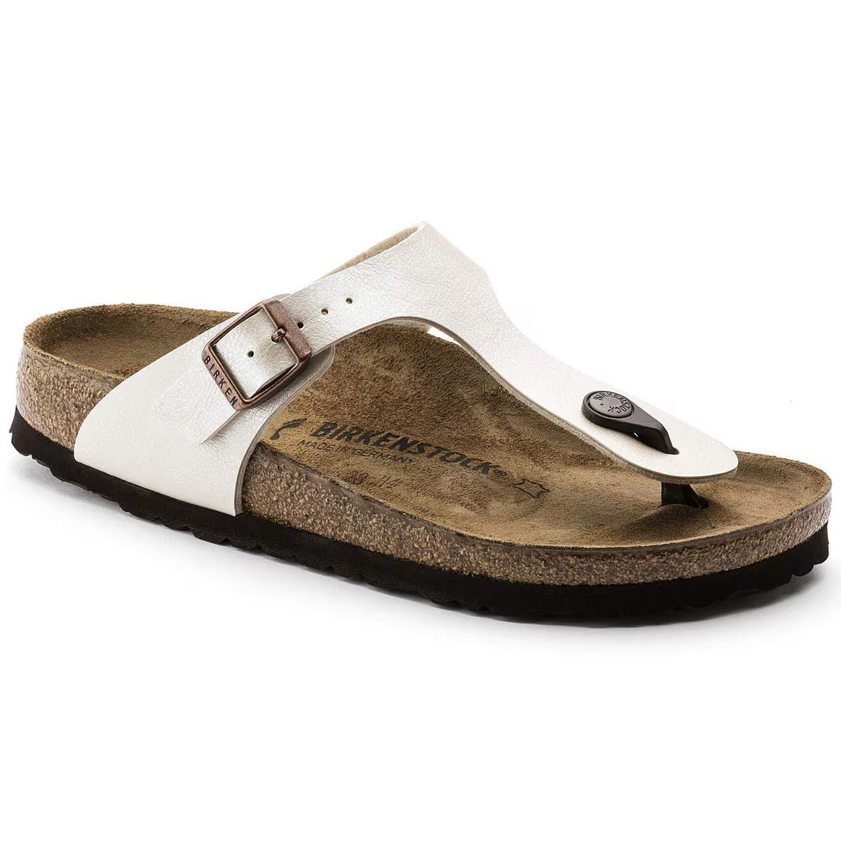 BIRKENSTOCK - Mules GIZEH - Graceful pearl white