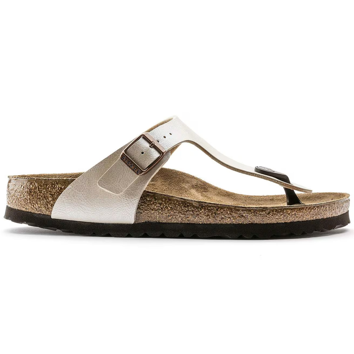 BIRKENSTOCK - Mules GIZEH - Graceful pearl white