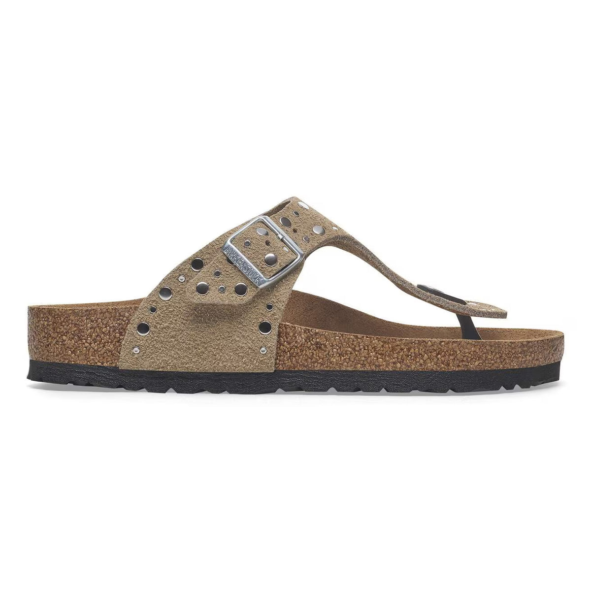 BIRKENSTOCK - Sandales GIZEH RIVET - Taupe