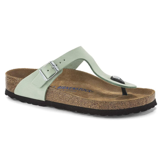 BIRKENSTOCK - Sandale ARIZONA - Nubuck - Vert matcha