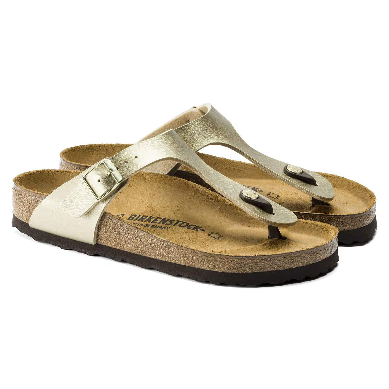 BIRKENSTOCK - Mule GIZEH - Gold