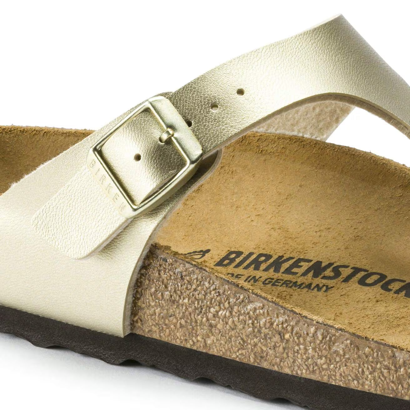 BIRKENSTOCK - Mule GIZEH - Gold