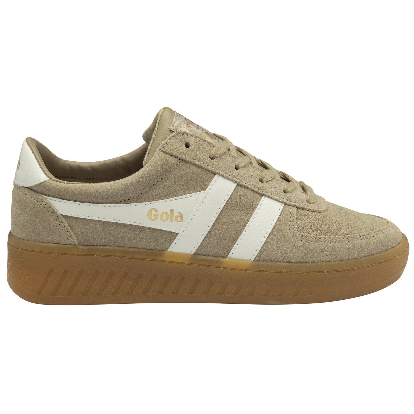 GOLA - Sneakers GRANDSLAM - Suède - Bone / Offwhite / Gum