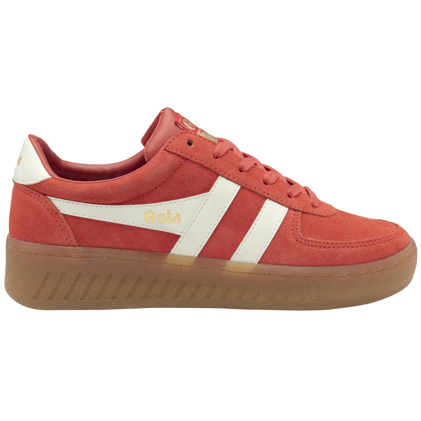 GOLA - Sneakers GRANDSLAM - Suède Coral / Offwhite / Gum