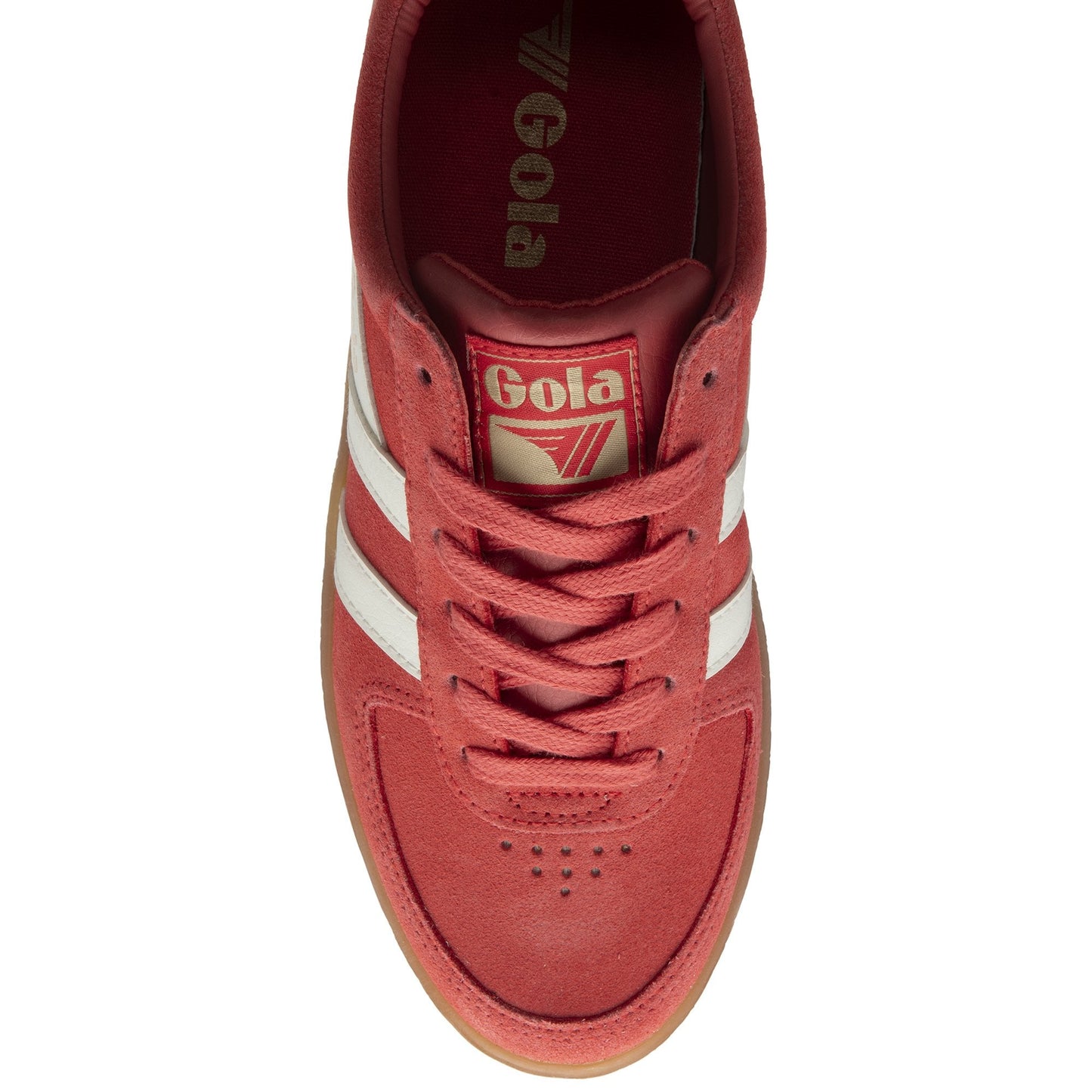 GOLA - Sneakers GRANDSLAM - Suède Coral / Offwhite / Gum