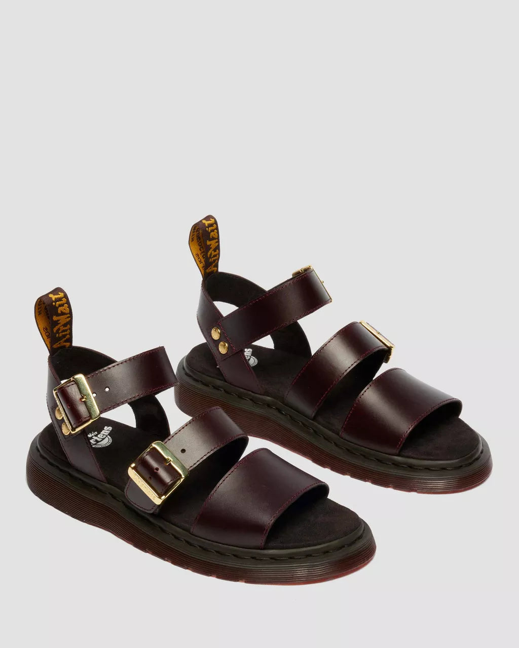 DR. MARTENS - Sandales GRYPHON - Cuir Atlas - Charro
