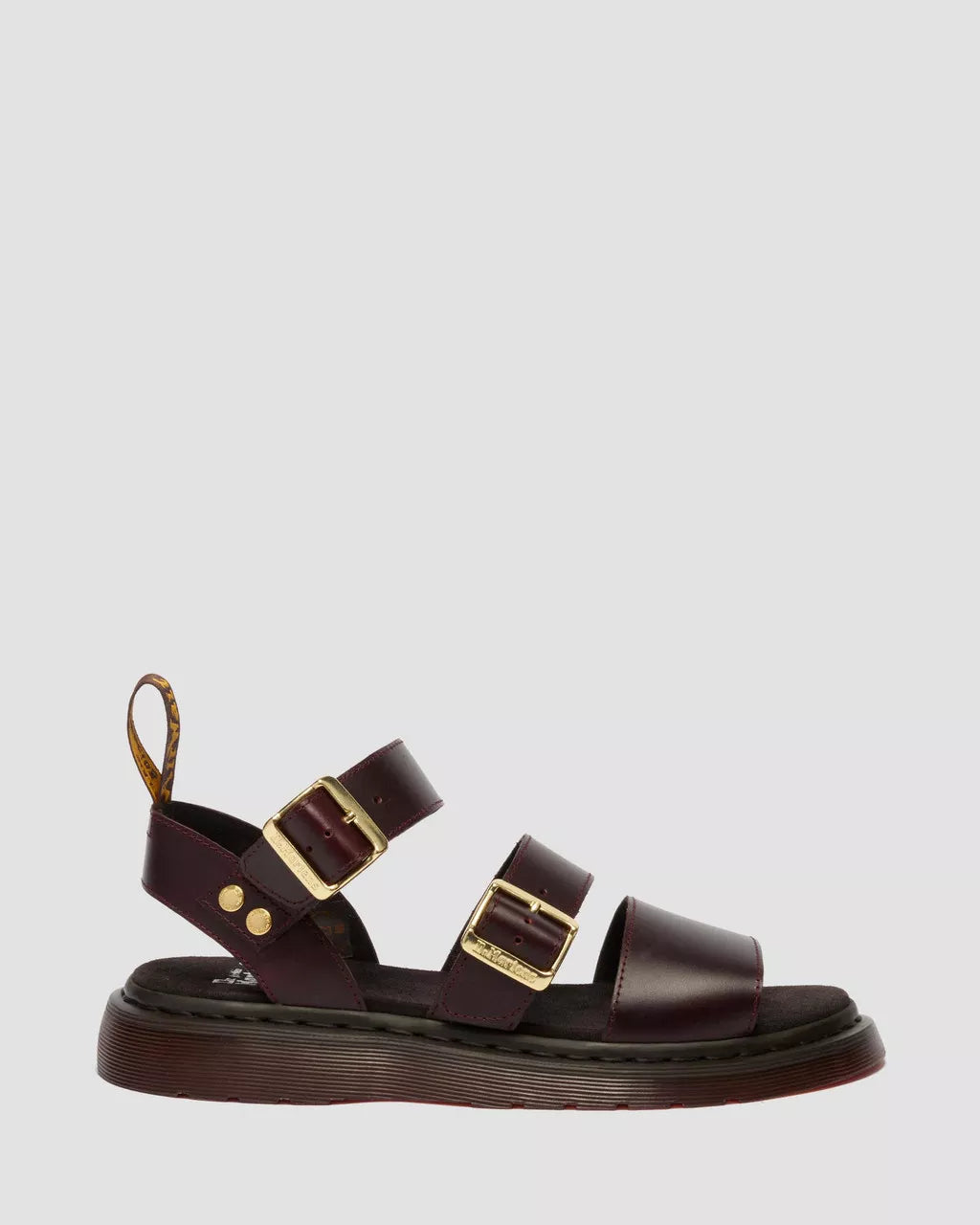 DR. MARTENS - Sandales GRYPHON - Cuir Atlas - Charro