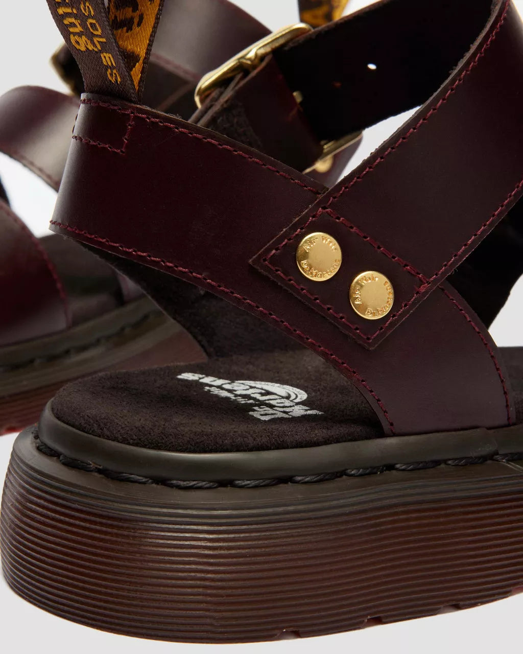 DR. MARTENS - Sandales GRYPHON - Cuir Atlas - Charro