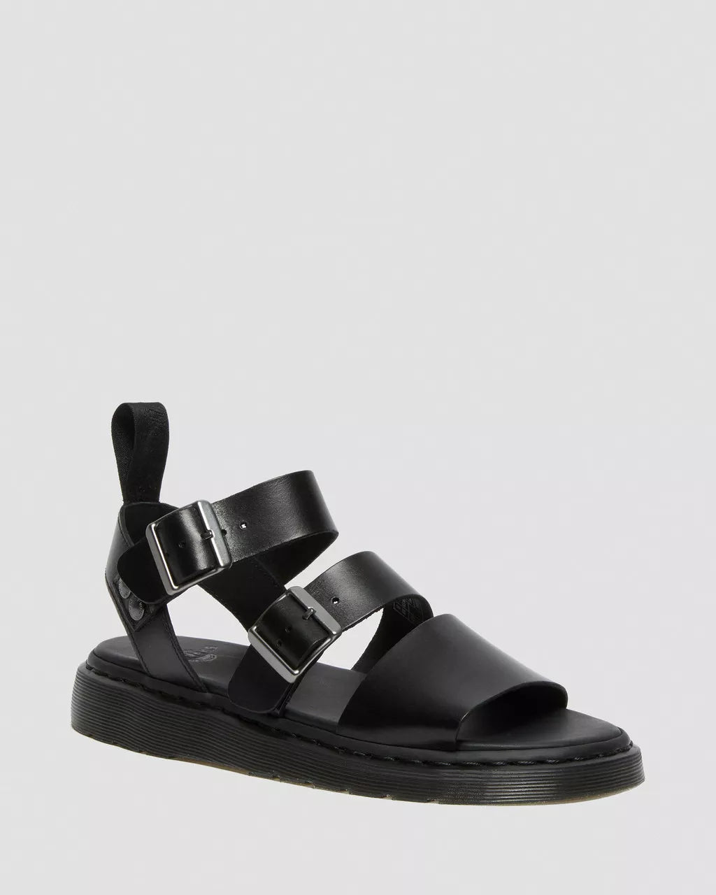 Dr. Martens - Sandales GRYPHON - Cuir - Noir