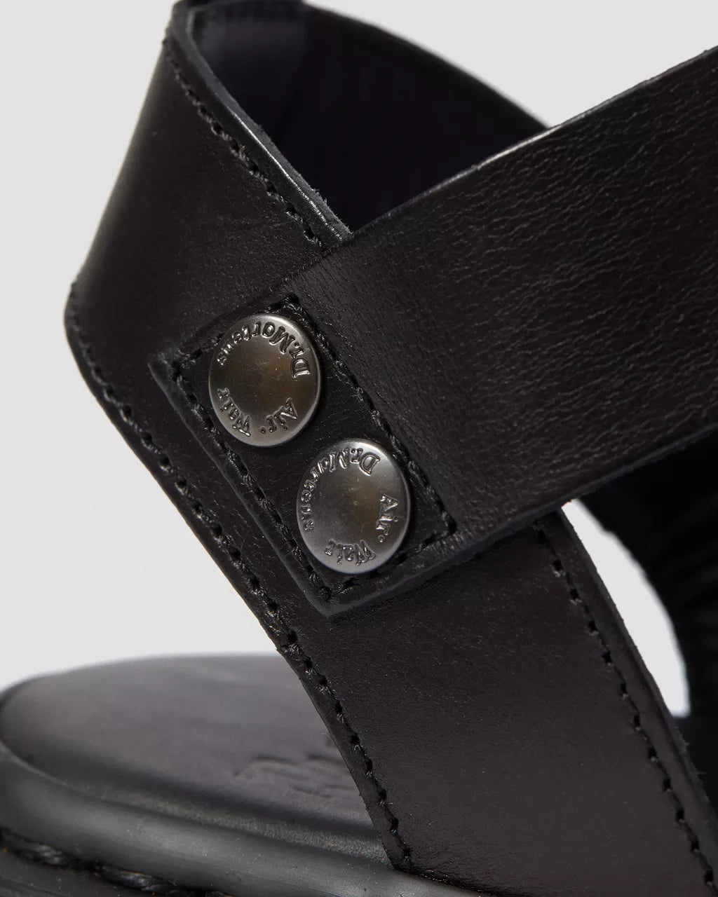 Dr. Martens - Sandales GRYPHON - Cuir - Noir