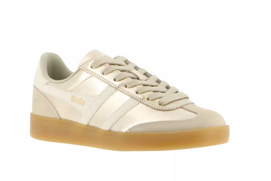 GOLA - Basket VIPER - Daim - Gold/white/gum