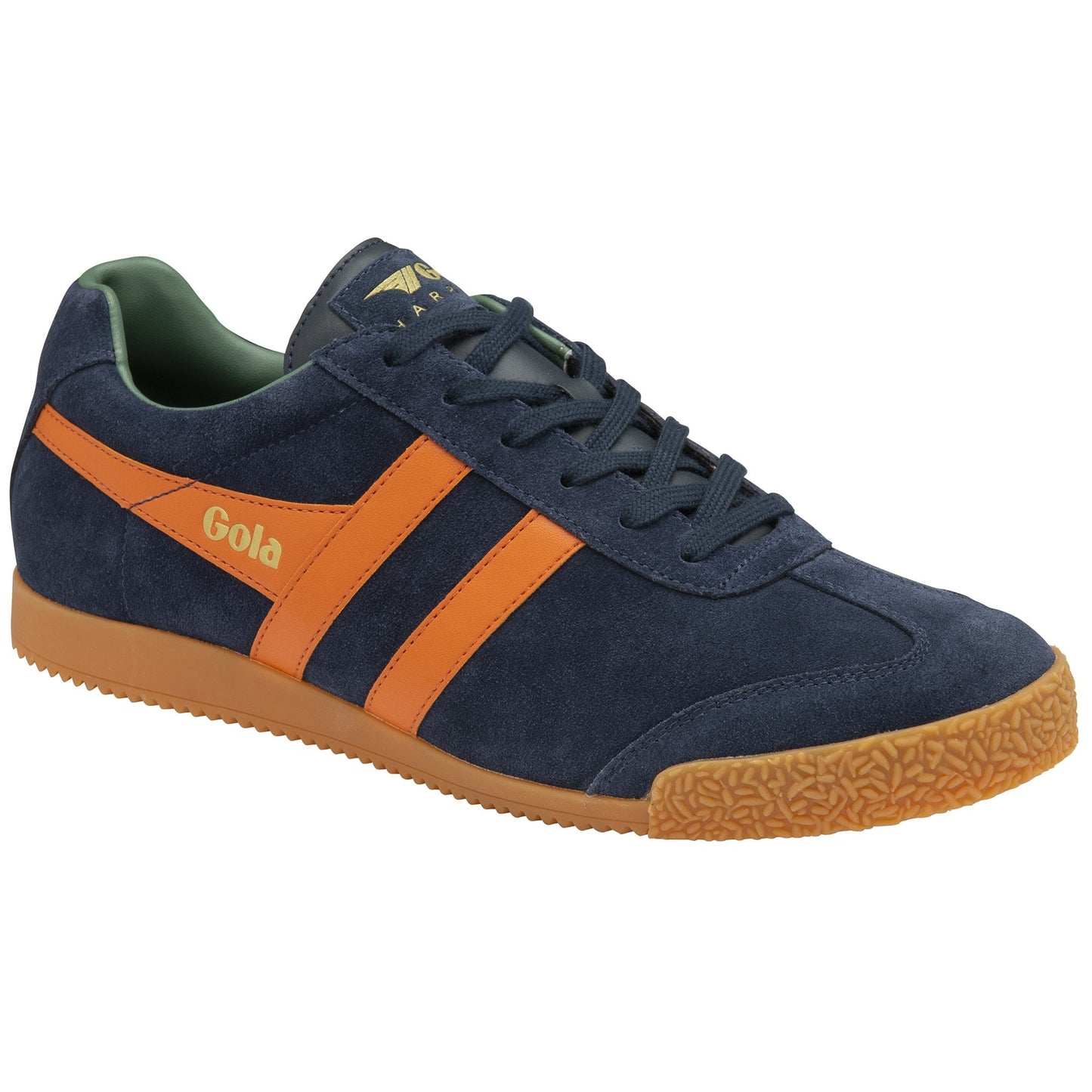 GOLA - Basket HARRIER - Daim - Navy/Moody orange/Sage