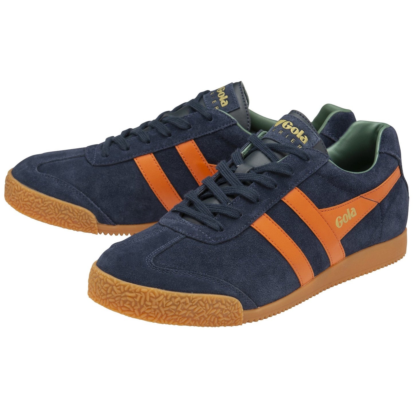 GOLA - Basket HARRIER - Daim - Navy/Moody orange/Sage