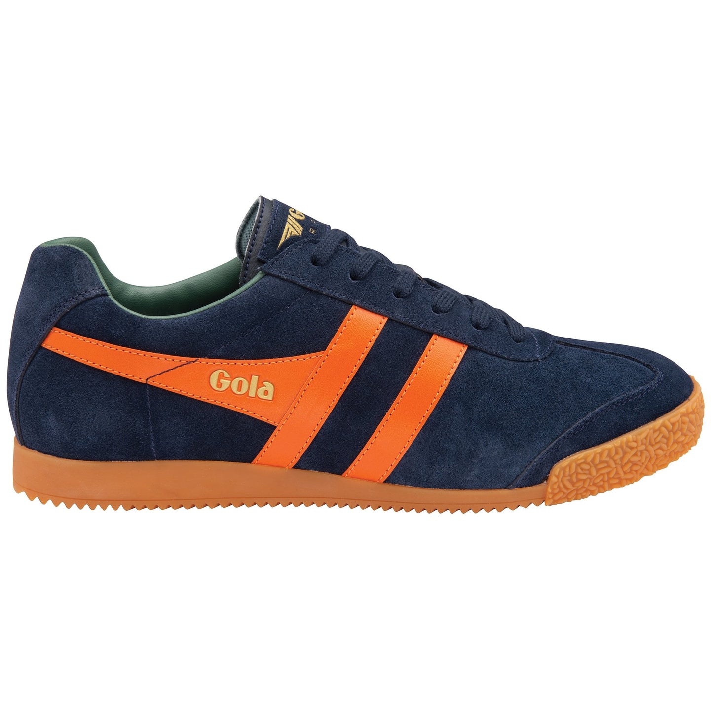 GOLA - Basket HARRIER - Daim - Navy/Moody orange/Sage