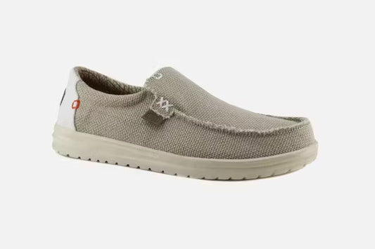 HEY DUDE - Sneaker MIKKA BRAIDED - Toile de coton Biologique - Offwhite