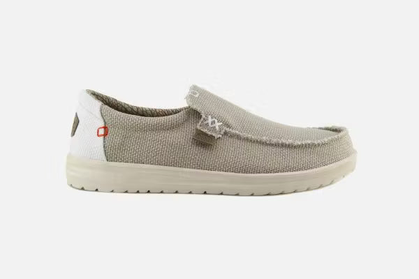 HEY DUDE - Sneaker MIKKA BRAIDED - Toile de coton Biologique - Offwhite