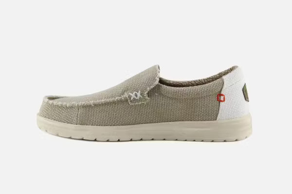 HEY DUDE - Sneaker MIKKA BRAIDED - Toile de coton Biologique - Offwhite