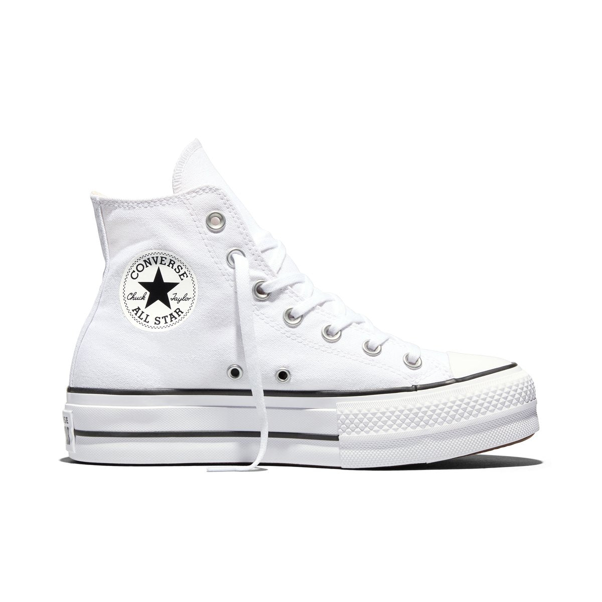 CONVERSE - Sneakers HIGH PLATEFORME - Blanc