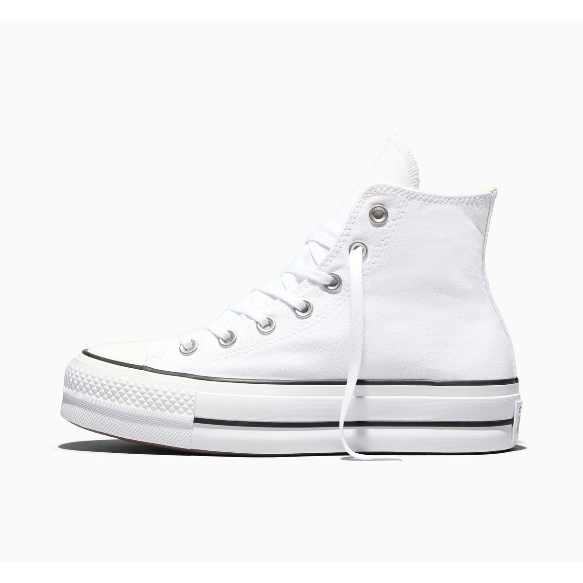 CONVERSE - Sneakers HIGH PLATEFORME - Blanc