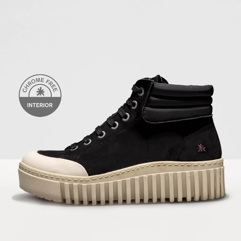 ART COMPANY - Basket Brighton - Nubuck - Noir
