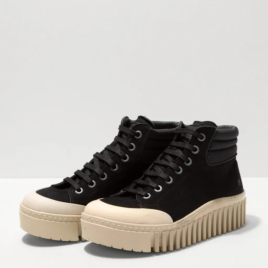 ART COMPANY - Basket Brighton - Nubuck - Noir