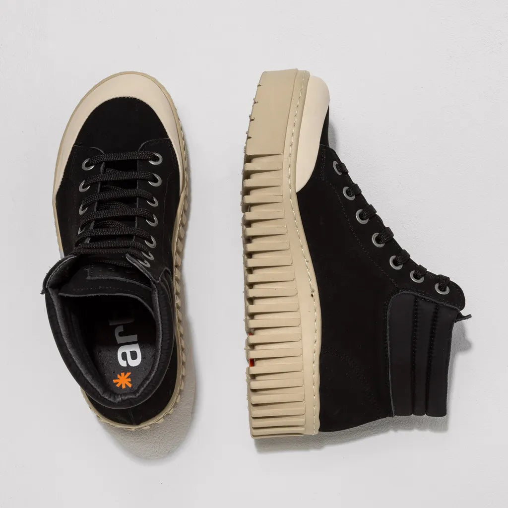 ART COMPANY - Basket Brighton - Nubuck - Noir