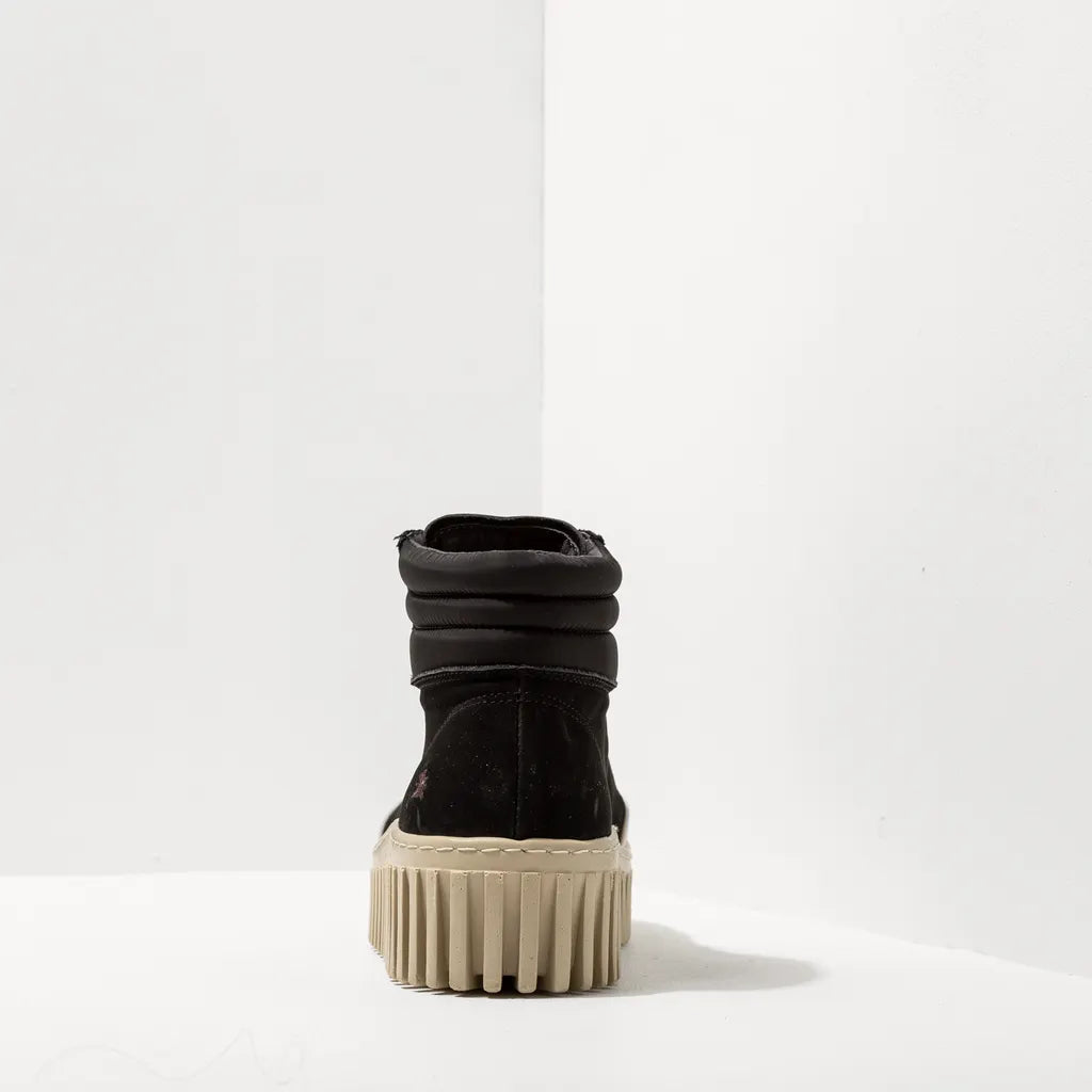 ART COMPANY - Basket Brighton - Nubuck - Noir