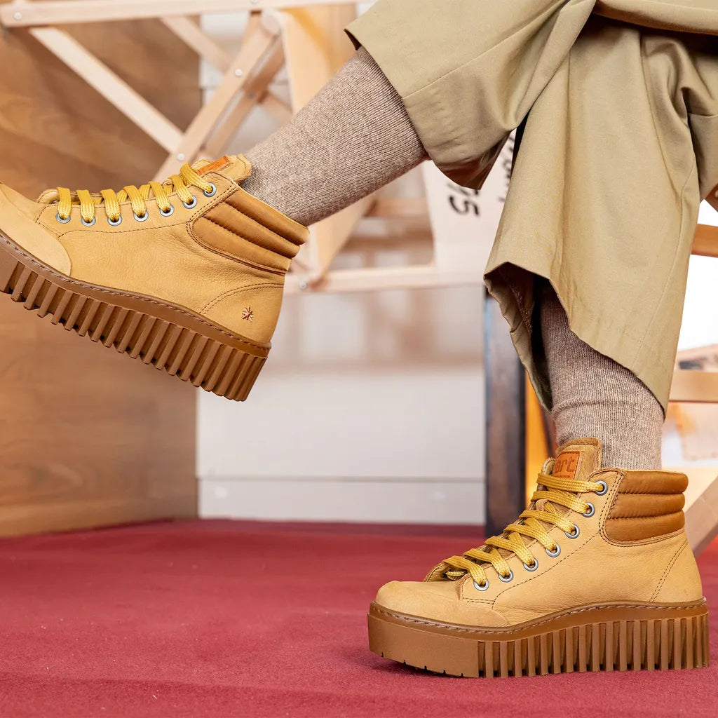 ART COMPANY - Basket Brighton - Nubuck - Karamel
