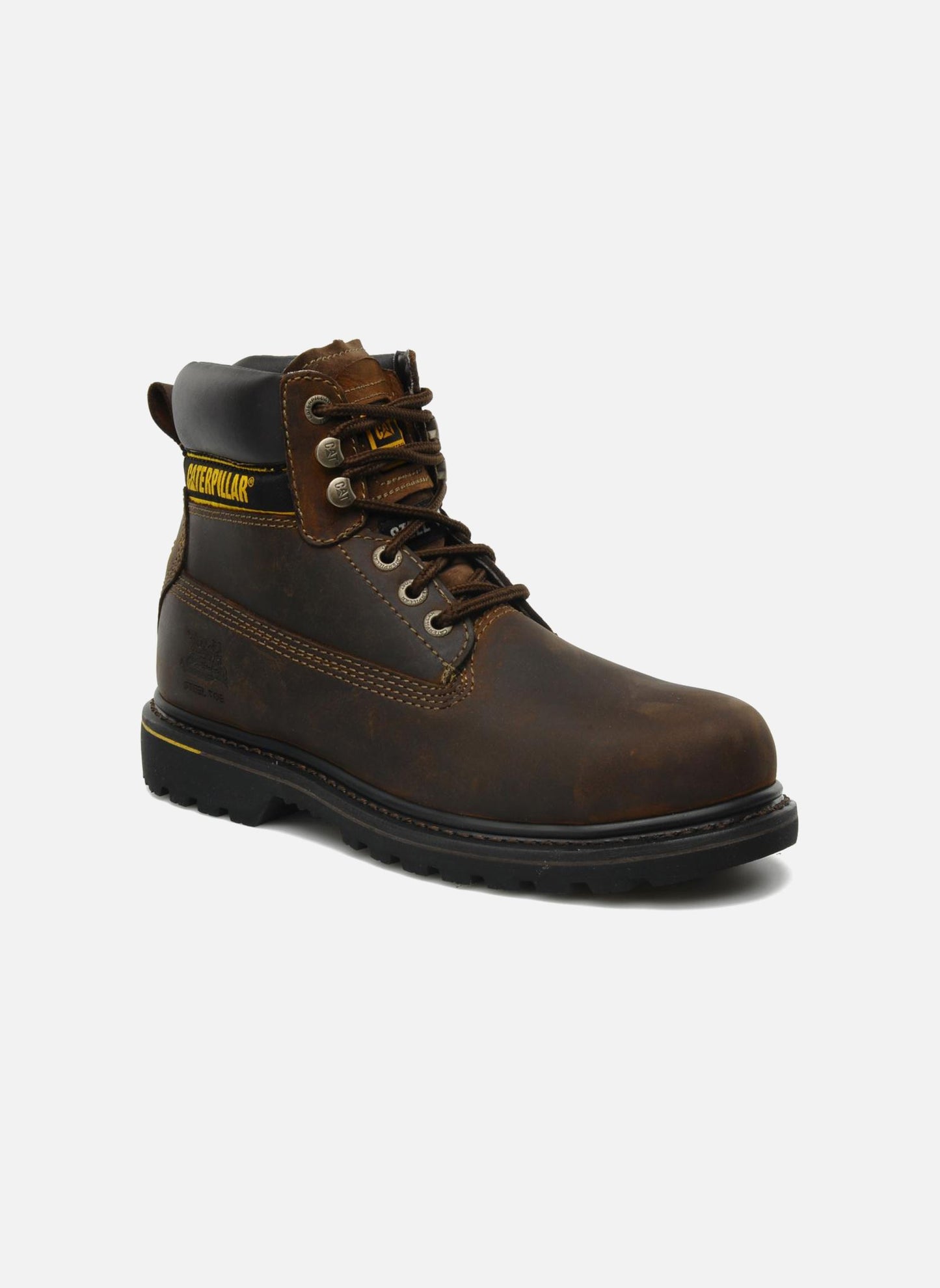 CATERPILLAR - Bottines à lacets HOLTON - Marron foncé