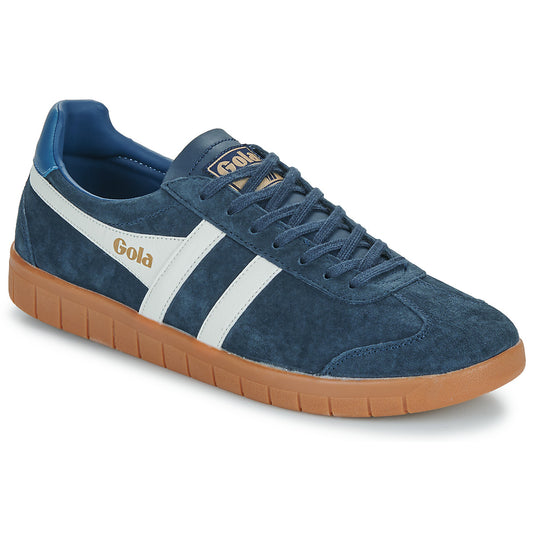 GOLA - Basket HURRICANE - Daim - Navy/Bleu
