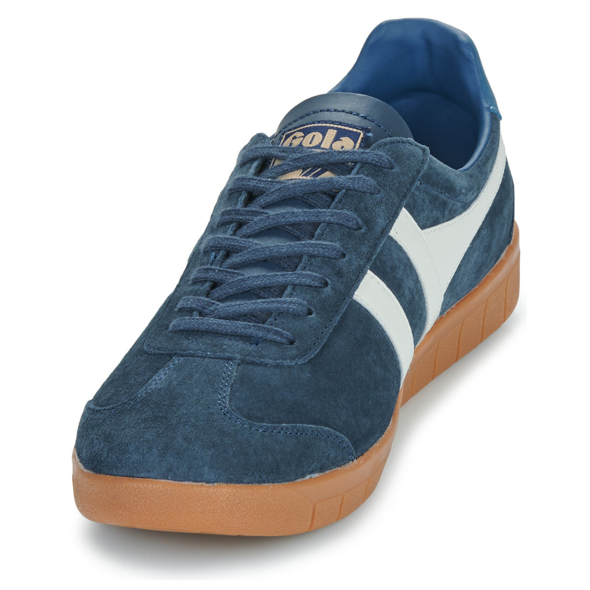 GOLA - Basket HURRICANE - Daim - Navy/Bleu