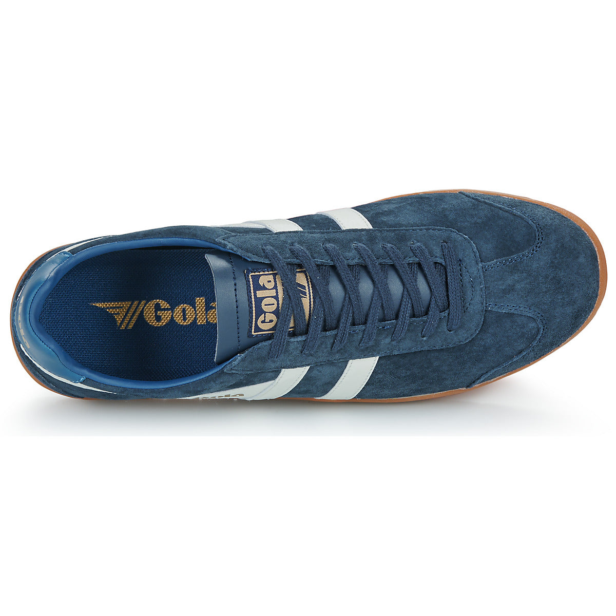 GOLA - Basket HURRICANE - Daim - Navy/Bleu