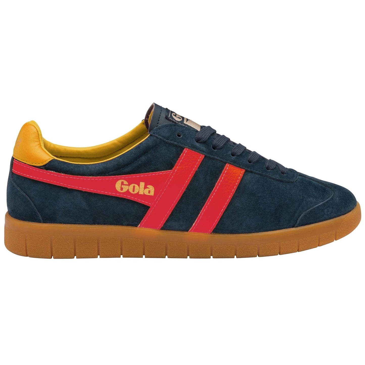 GOLA - Basket HURRICANE - Daim - Navy/Sun/Red