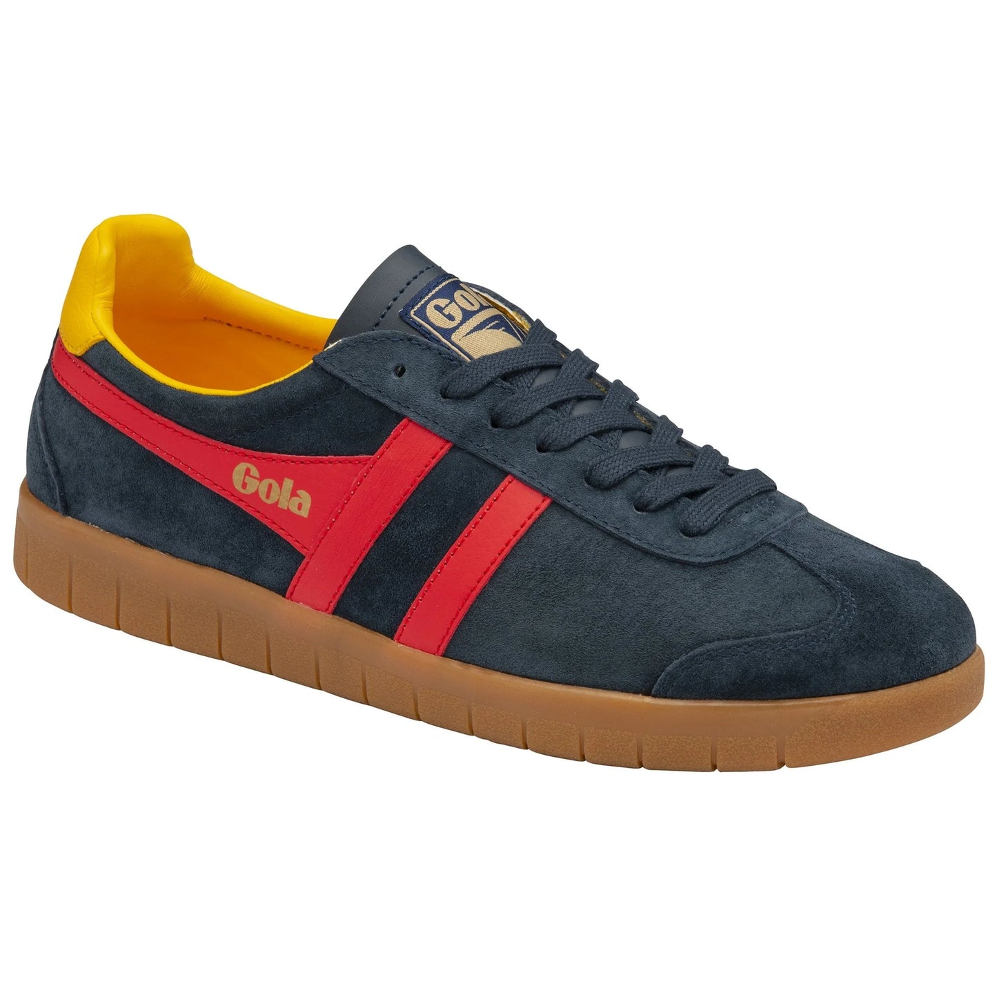 GOLA - Basket HURRICANE - Daim - Navy/Sun/Red