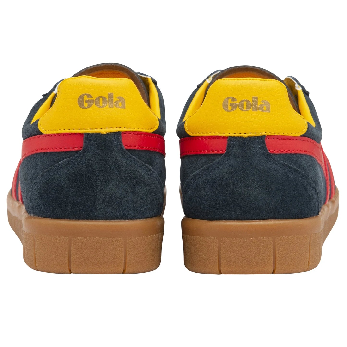 GOLA - Basket HURRICANE - Daim - Navy/Sun/Red