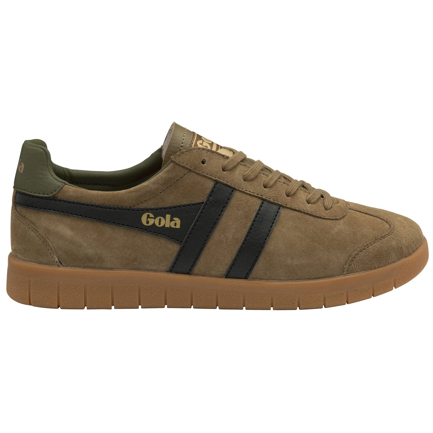 GOLA - Basket HURRICANE - Daim - Tobacco/Black/Khaki