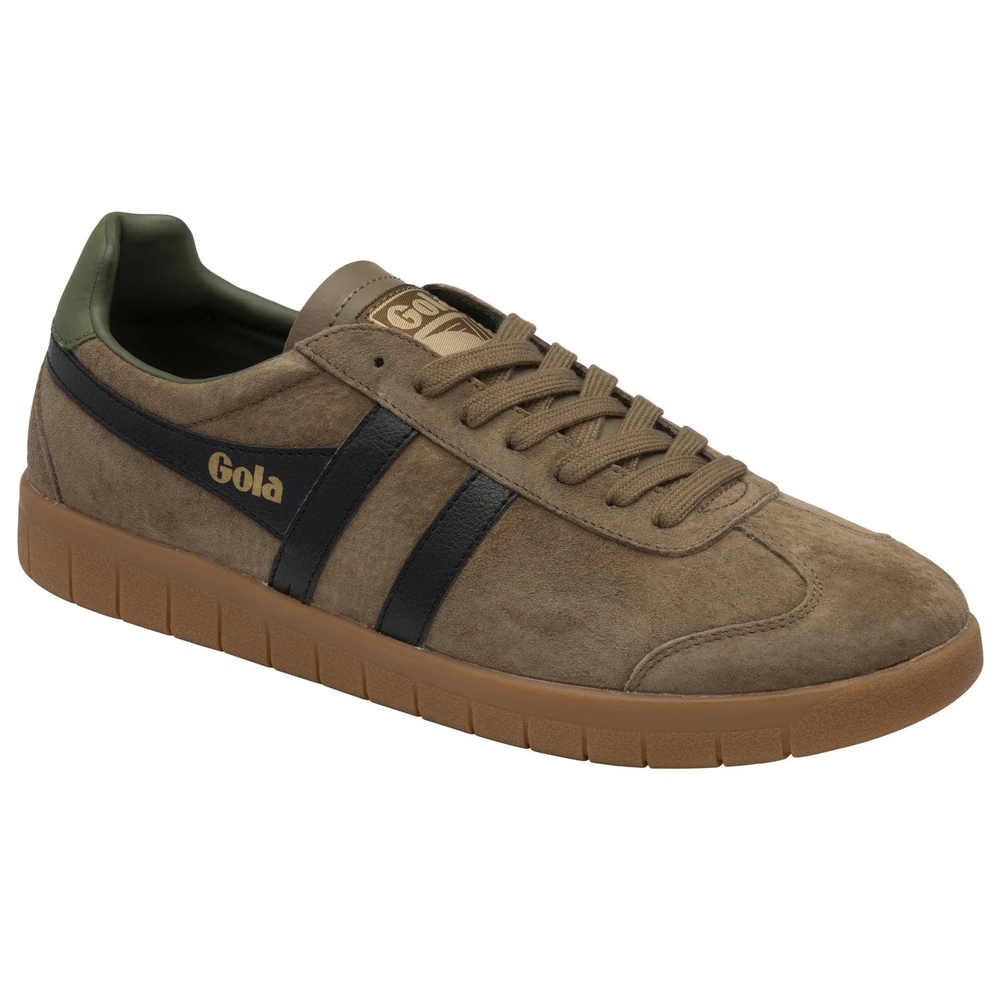 GOLA - Basket HURRICANE - Daim - Tobacco/Black/Khaki
