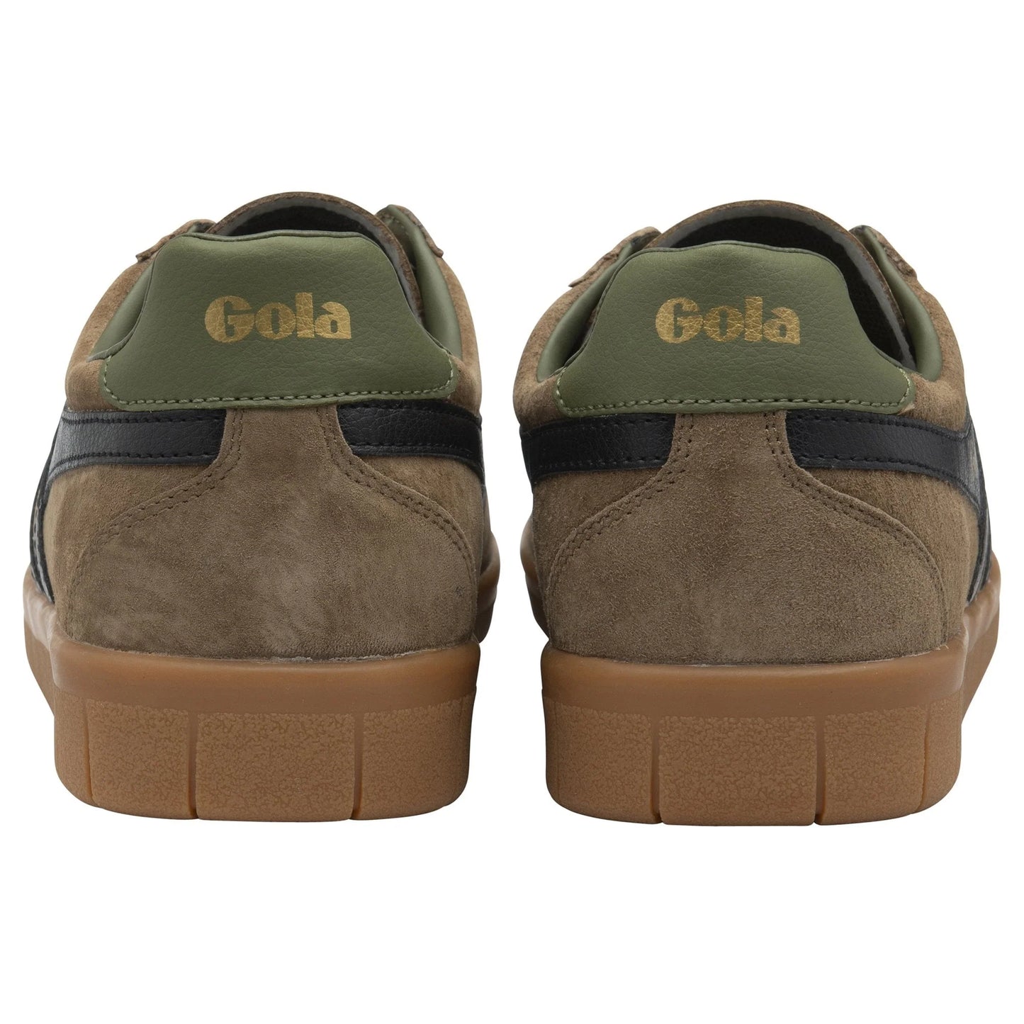 GOLA - Basket HURRICANE - Daim - Tobacco/Black/Khaki