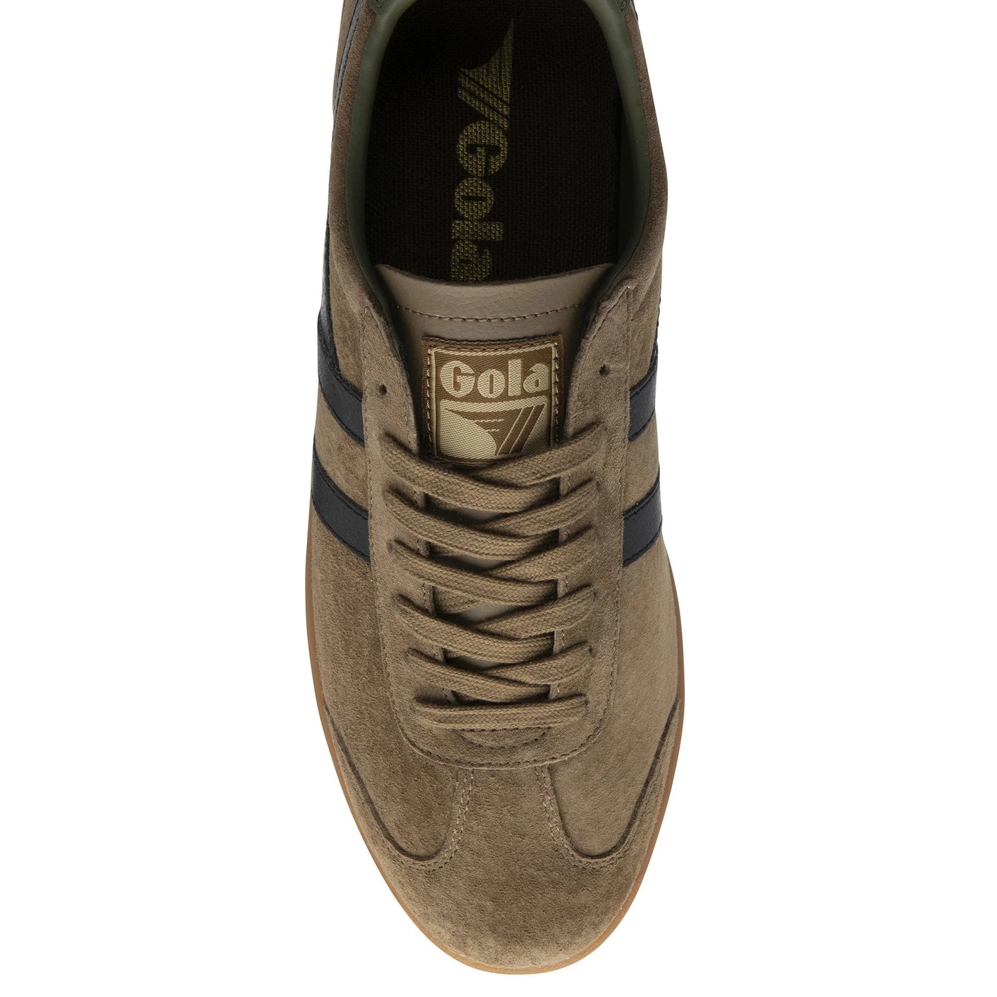 GOLA - Basket HURRICANE - Daim - Tobacco/Black/Khaki