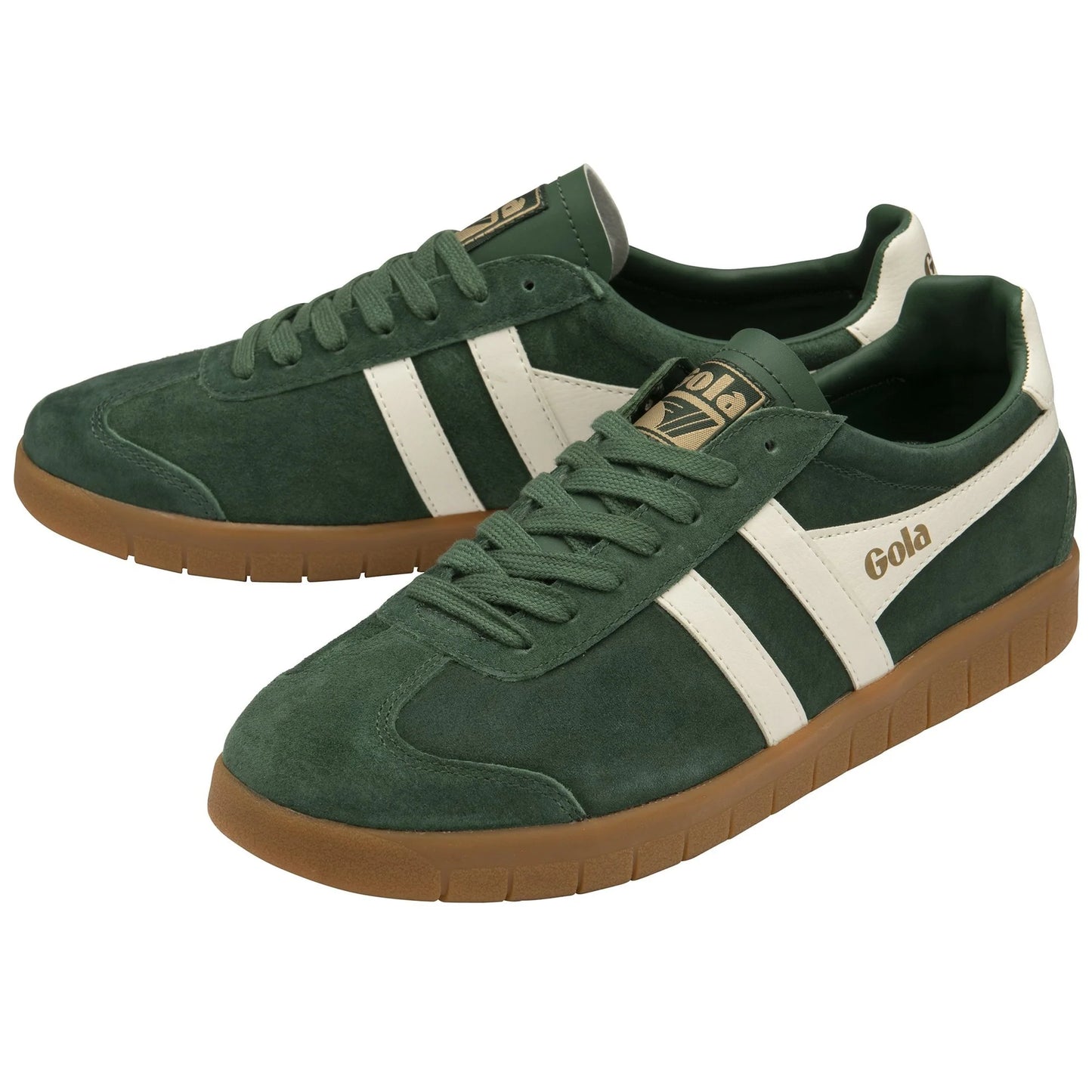 GOLA - Basket HURRICANE - Daim - Green/Off white