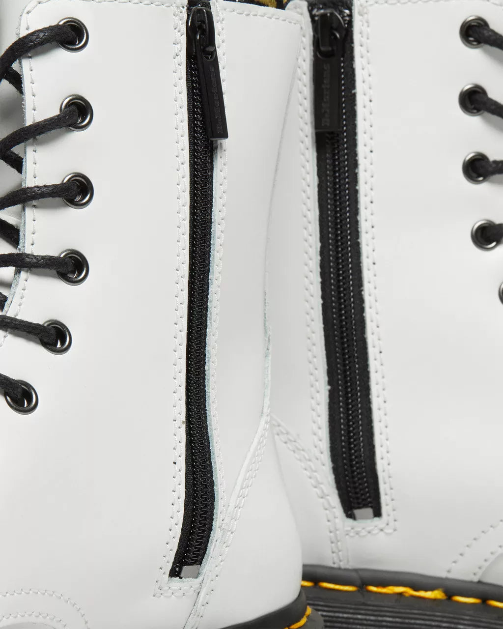 DR. MARTENS - Bottines JADON - Cuir smooth - Blanc