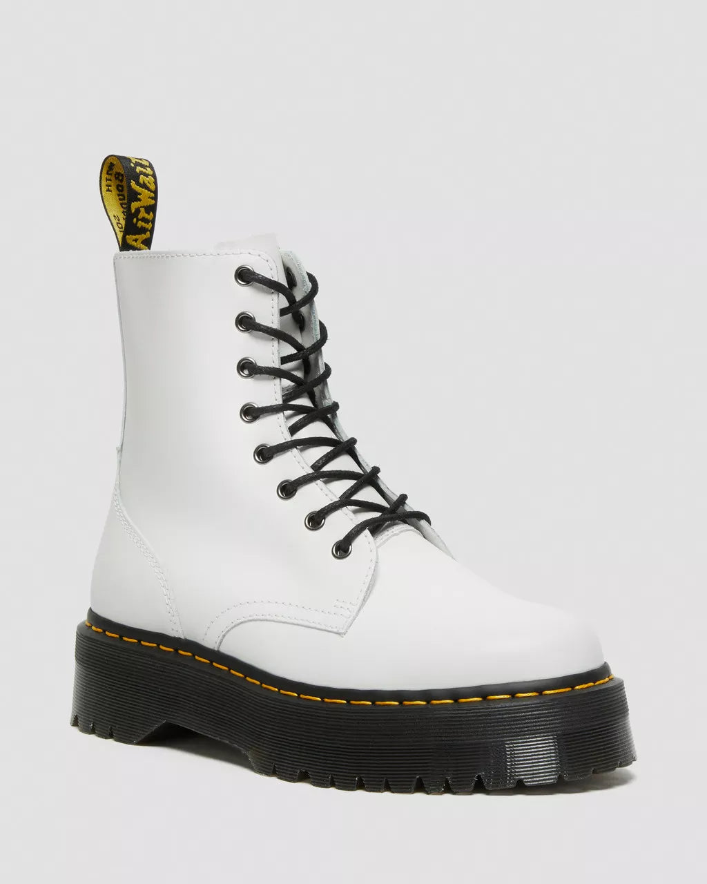 DR. MARTENS - Bottines JADON - Cuir smooth - Blanc