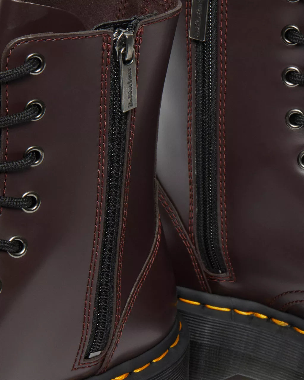 DR. MARTENS - Bottines JADON - Cuir smooth - Bordeaux