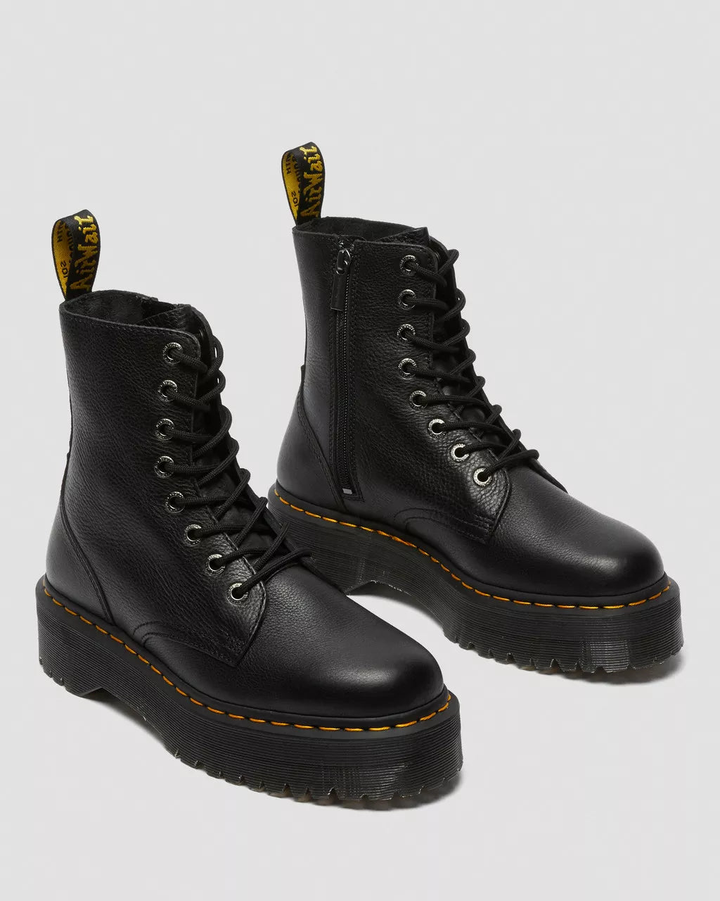 DR. MARTENS - Bottines JADON III - Cuir Pisa - Noir