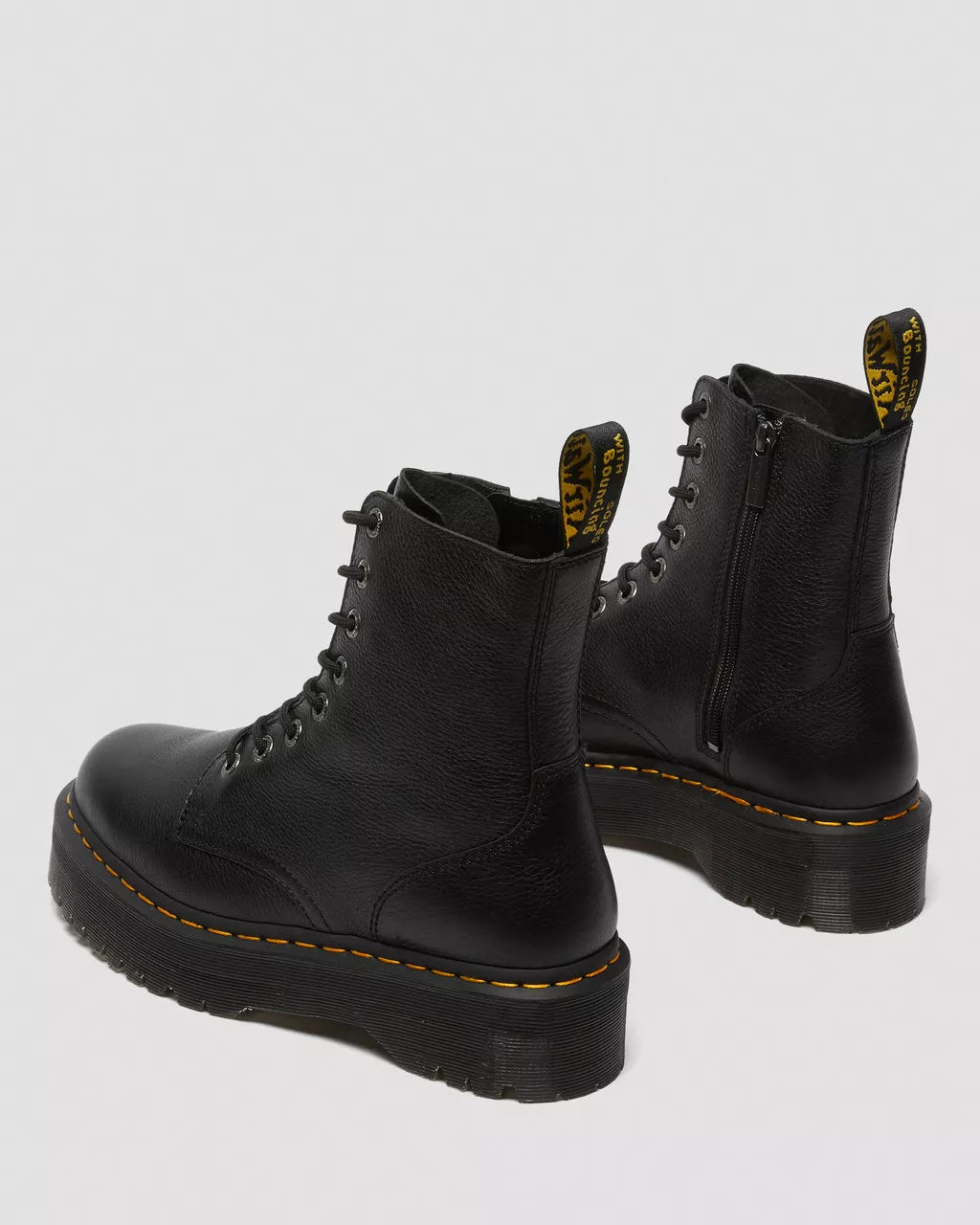 DR. MARTENS - Bottines JADON III - Cuir Pisa - Noir