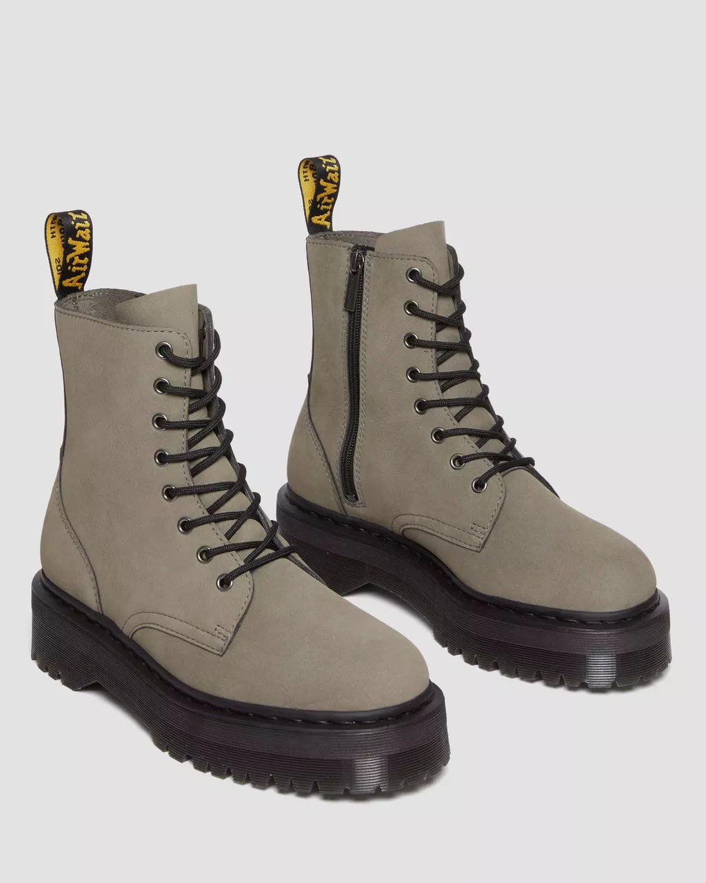 DR. MARTENS - Bottines JADON - Nubuck - Gris