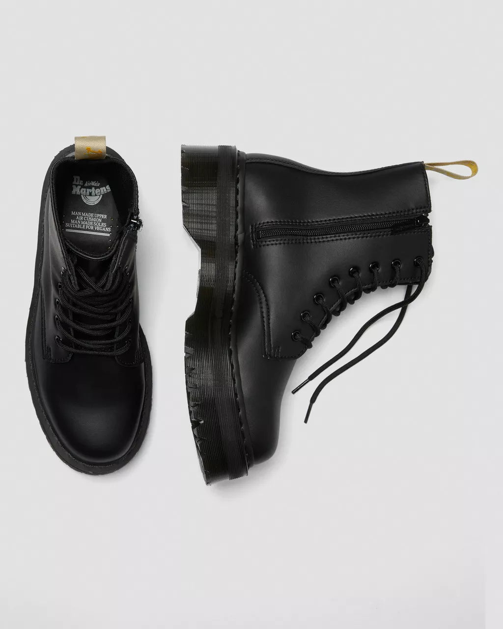 DR. MARTENS - Bottines JADON VEGAN monochrome - Noir