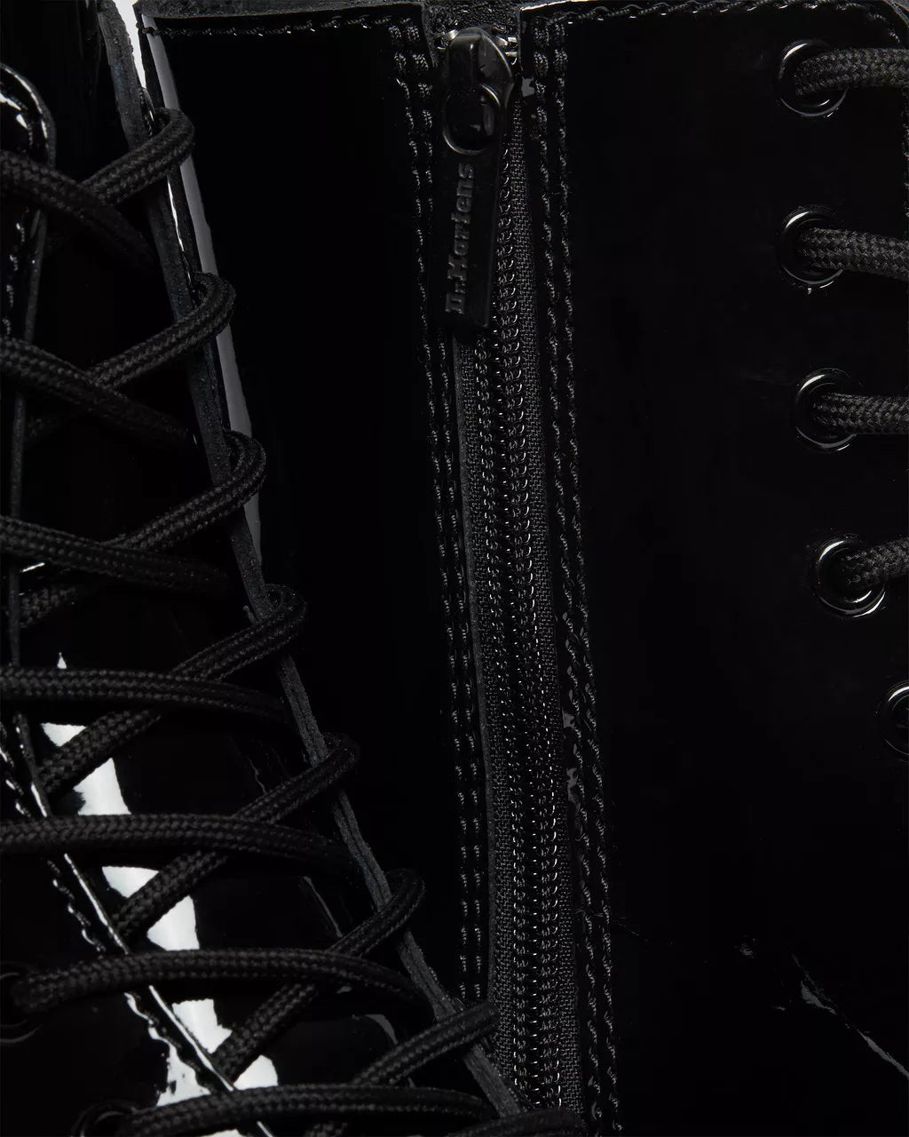 DR. MARTENS - Bottines JADON - Cuir verni - Noir