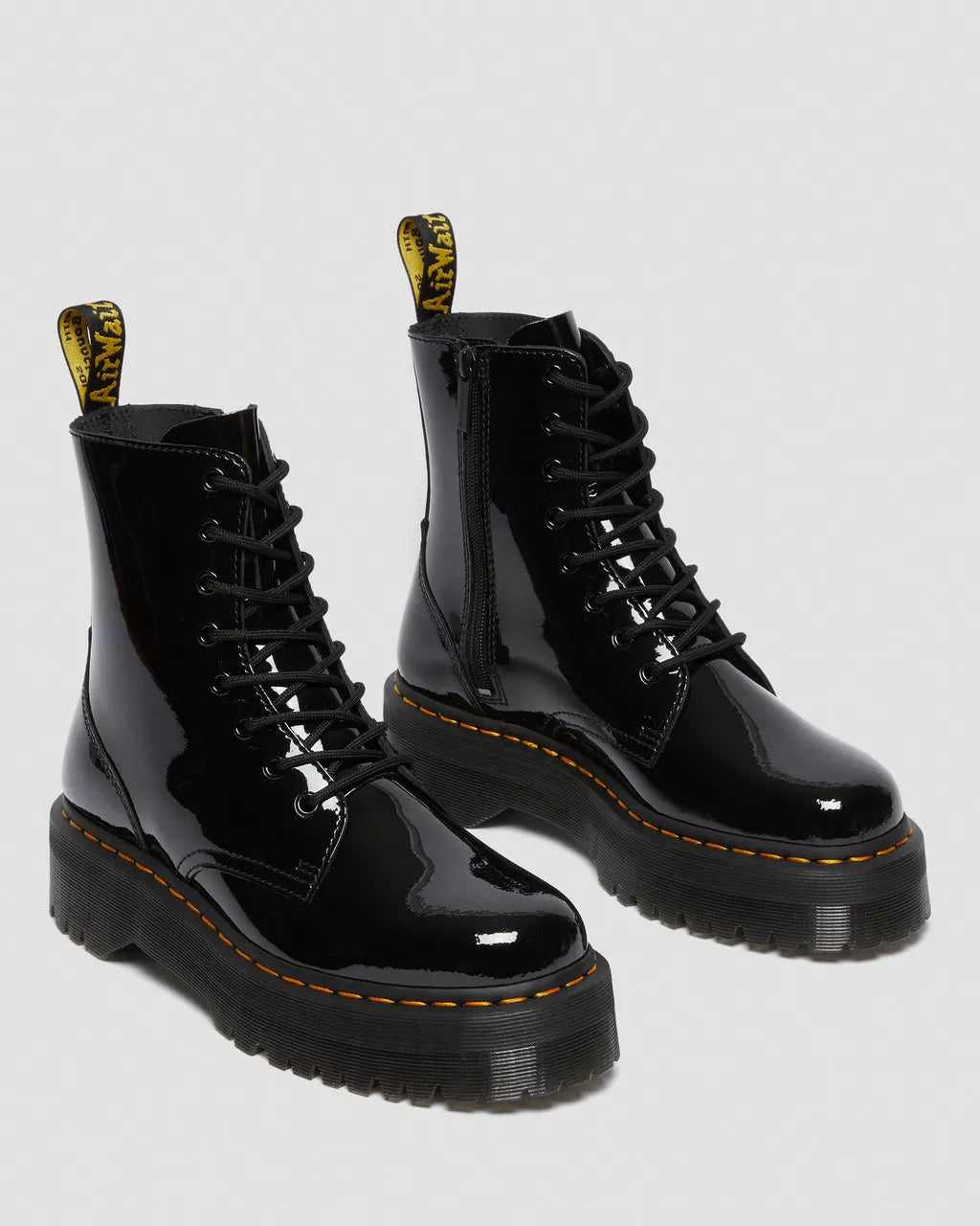 DR. MARTENS - Bottines JADON - Cuir verni - Noir