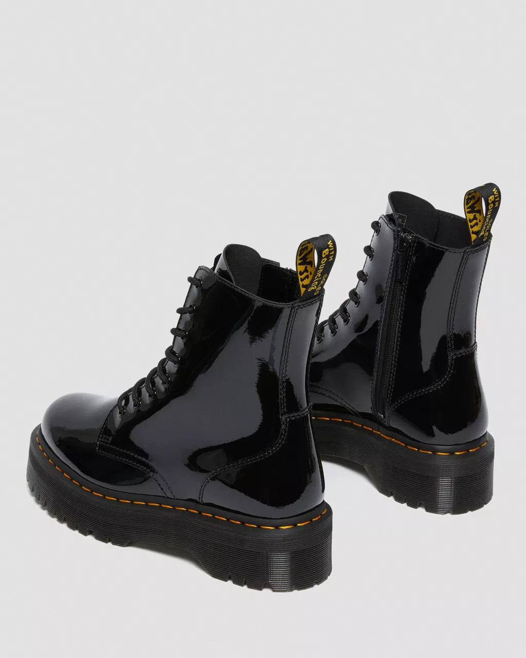 DR. MARTENS - Bottines JADON - Cuir verni - Noir